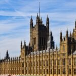 Londra'daki Westminster Sarayı ve Birleşik Krallık Parlamentosu